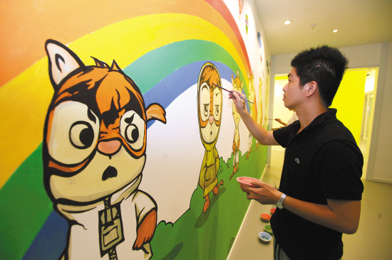 墙绘业在柳州处于起步阶段 未来市场发展空间大